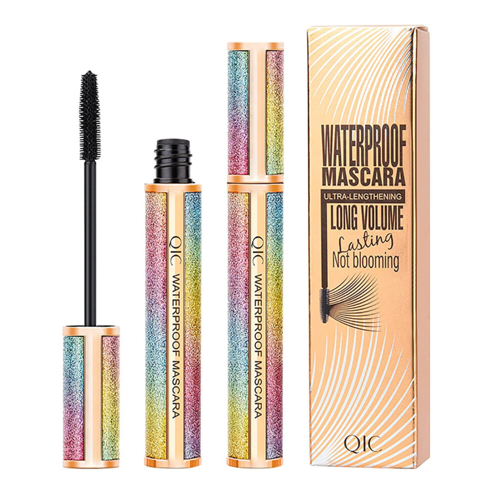 4D Silk Fiber Mascara Waterproof Smudge Proof Long Lasting Volumizing and Lengthening Lash