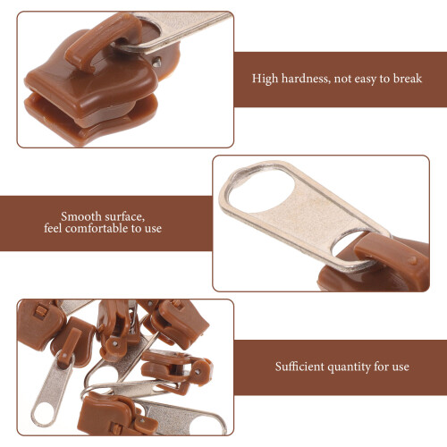 Zipper Slider18Pcs Βοηθητικό Μπουφάν για Άνδρες Ενώ τα Αξεσουάρ Μπουφάν Πλαστικά Ανδρικά 1