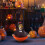 KAGAYD Κινούμενο μπολ με γλυκά για το Halloween, με ενεργοποίηση κίνησης, κόκκινα μάτια 2