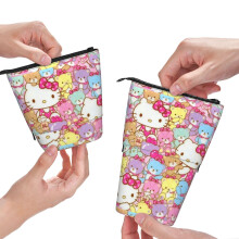 Hello Kitty creion telescopic student creion husă monede husă cosmetică geantă de birou papetărie organizator pentru școală adolescenți