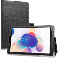 Compatibilă cu husa TCL TAB8LE/Plus/WiFi, husă subțire din piele PU cu suport tip folie pentru tabletă de 8"