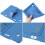 Capa de silicone para tablet de 10,1 polegadas, capa universal de silicone com suporte e proteção total contra impactos para tablets Android de 6