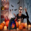 Διακοσμητικά φώτα Viflosae για το Halloween, στολίδια παραθύρων, διάταξη σκηνικού και 4