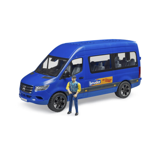 Bruder Bruder 1:16 MB Sprinter Transfer with driver – Delivery Vehicle Playset 2