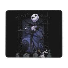 The Nightmare Before Christmas gummikant musemåtte, kompatibel med computere og bærbare computere, til kontor, skrivning, gaming