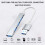Εκπτώσεις! Επεκτάσεις Mini USB Hub Smart Appliances, USB 4Port, Σταθμός Προσαρμογέα USB, Εξαιρετικά 7
