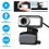 Prettyui Περιστρεφόμενη Κάμερα Webcam USB2.0HD με Μικρόφωνο για Φορητό Υπολογιστή Desktop480P 1