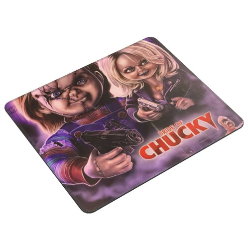 Mouse Pad Bride Of Chucky με ραμμένη άκρη, αντιολισθητική βάση από καουτσούκ, πλενόμενο 1