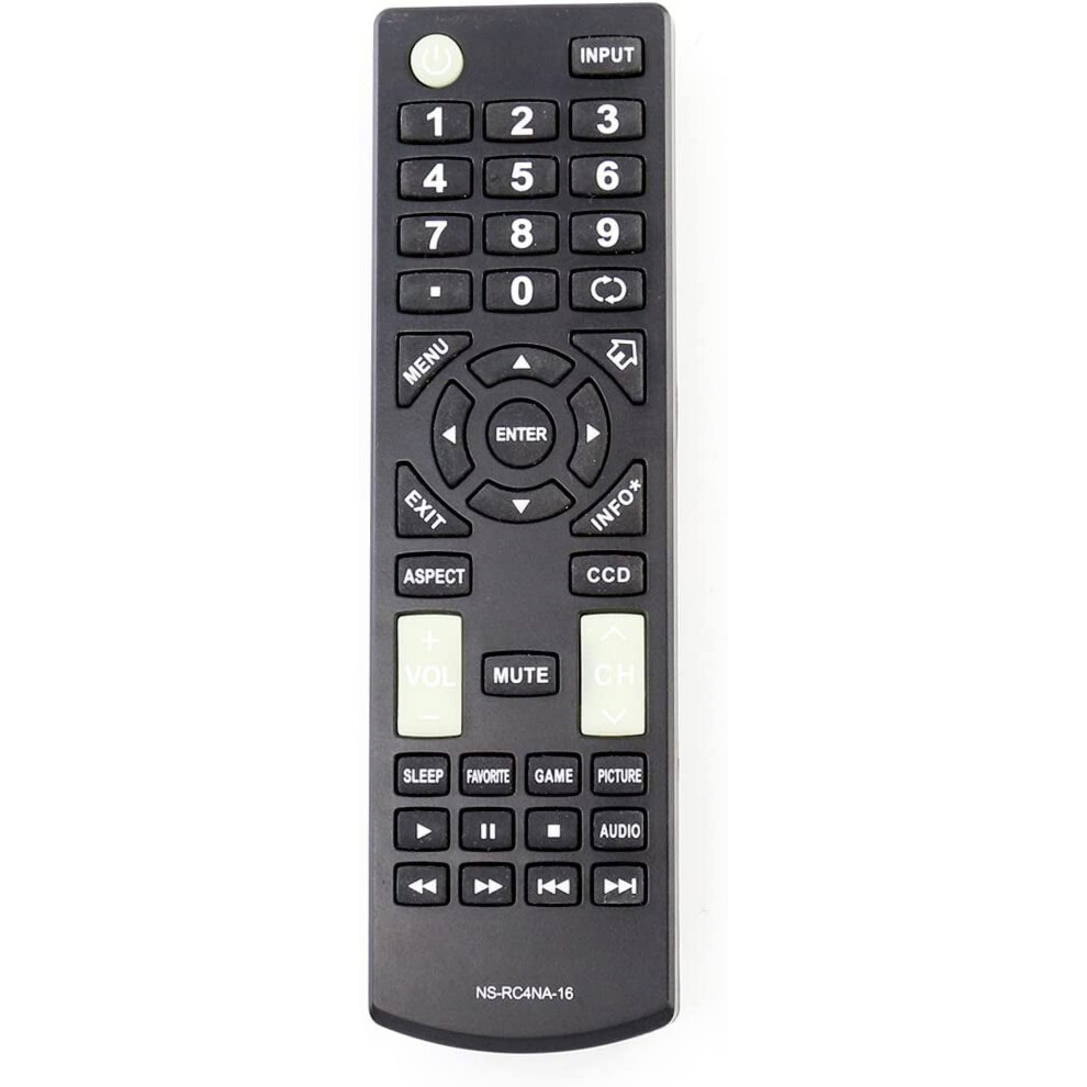 Ns-Rc4na-16 Nsrc4na16 Replacement Remote Control Fit For Insignia Hdtv Tv Ns-40D420na16 Ns-40D420mx16 Ns-32D421na16 9448196904954