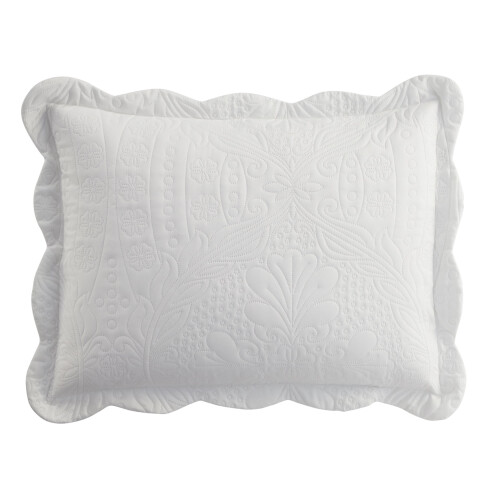 BrylaneHome Lily Pinsonic Damast Kussensloop