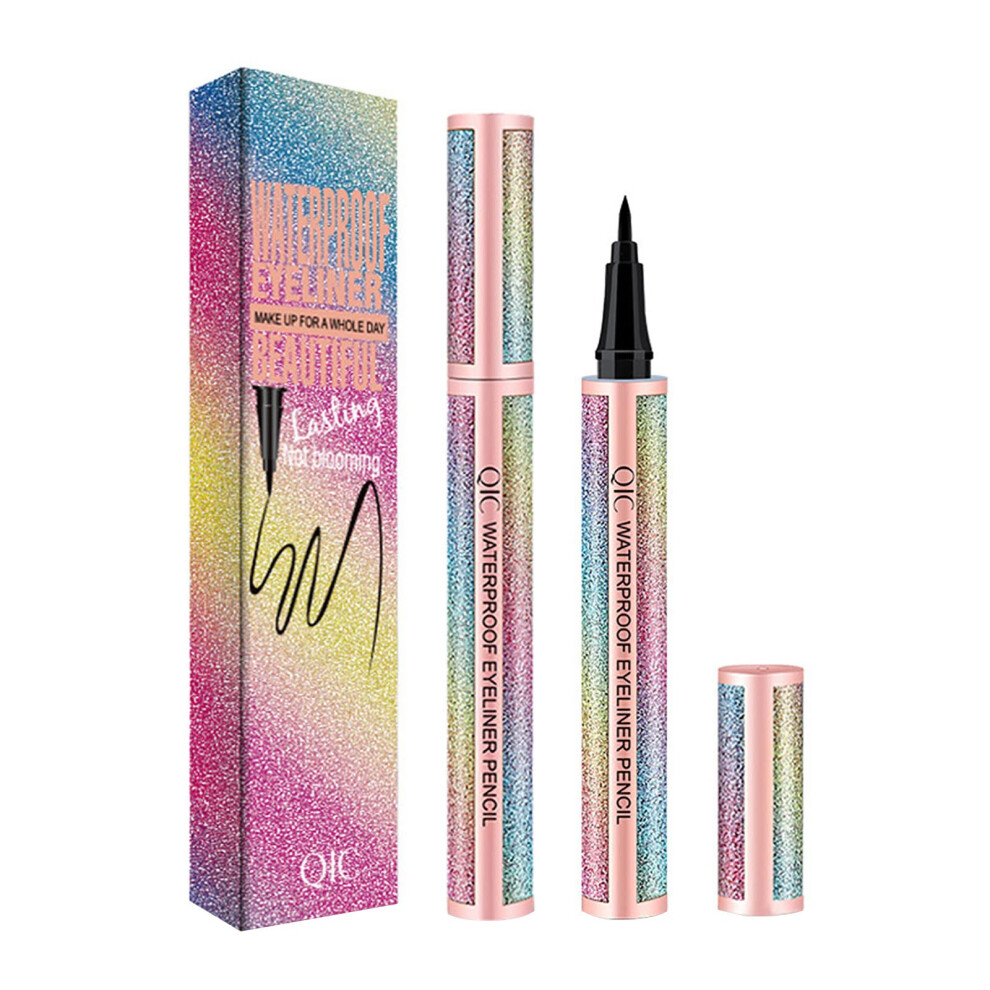 Black Waterproof Gel Eyeliner Pencil With Precision Tip Long Lasting Smudge Proof Formula