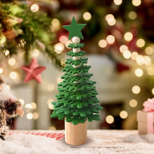 DcGZvy Kleiner Weihnachtsbaum, elegante Mini-Weihnachtsdekoration, Weihnachtsgeschenk, künstlicher Weihnachtsbaum, Tischdekoration
