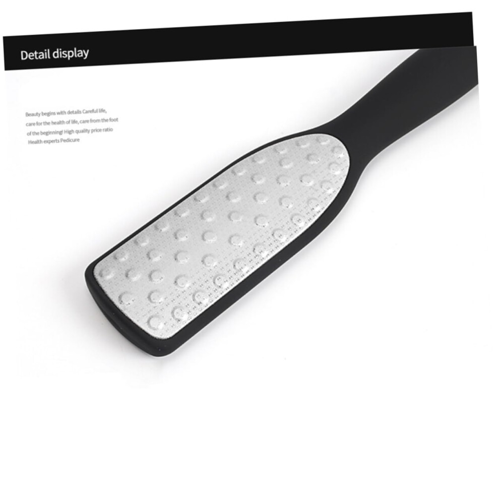 Foot File Callus Remover with DualSided Exfoliation for Quick Pedicure and Compact Travel Use