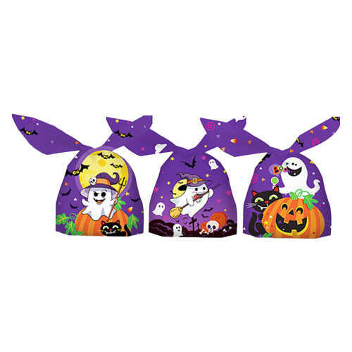 Τσάντες για λιχουδιές Halloween50 τεμάχια σακούλες με κορδόνι για γλυκά, συμβατές με 1