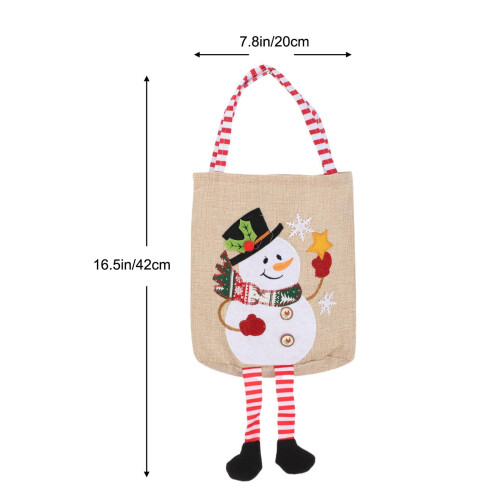 WinysinChristmas Bags Boots Candy Bag Χριστουγεννιάτικη τσάντα δώρου με λαβή και κάλτσες για 2