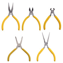 Conjunto de 5 Mini Alicates para Bijuteria DIY - Acessórios para Artesanato e Fabricação de Bijuterias.