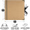 Άλμπουμ φωτογραφιών για Scrapbooking60 σελίδες (21x21cm) καφέ χοντρό χαρτί kraft ιδανικό για 2