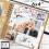Άλμπουμ φωτογραφιών για Scrapbooking60 σελίδες (21x21cm) καφέ χοντρό χαρτί kraft ιδανικό για 4