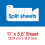 Everyday Strong Paper Towels, Split Sheets, 2 Double Rolls 4