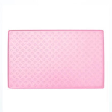 Lksixu Dog Food Mat with Raised Edges, Waterproof & Easy Clean Silicone Mat Compatible with Dog/Cat Bowls, Protects Floors