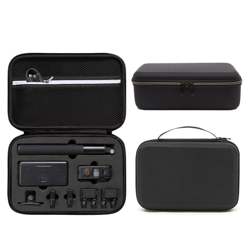 Action 4 Case, Portable Pu Leather Carrying Case Shoulder Bag For Dji Action4 Adventure Combo Accessories Portable Sports Camera Protection Box 9004841968896