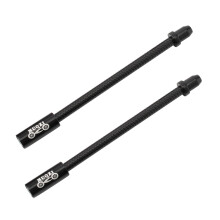 Eease 2Pcs Bike V-Brake Noodle Cable Guide Rubber Boots (Black)