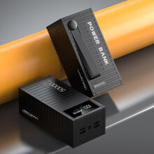 2024NuaBanc Cumhachta Muirearú Thar a Bheith Tapa 66W 50,000mAh, Taispeántas LED, Comhoiriúnach le Fón Póca, Táibléad le haghaidh Campála