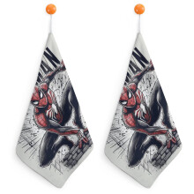 Serviettes de bain Spider-Man, serviettes en coton douces et absorbantes pour le visage, idéales pour le spa, la salle de bain, la salle de sport et
