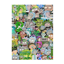 Couverture Rick et Morty douce et confortable en peluche, légère et chaude, en flanelle, idéale pour canapé et lit (80" x 60").
