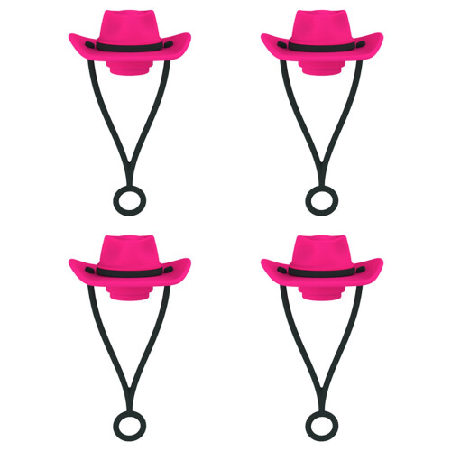 Hariumiu1/4Pcs Κάλυμμα από άχυρο σε σχήμα καπέλου, καπάκι από σιλικόνη με άχυρο, 1