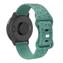 Curea de ceas sport din silicon respirabilă de 18 mm, rezistentă la transpirație și impermeabilă, potrivire confortabilă, compatibilă cu