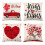Μαξιλαροθήκη Valentine'S Creative4Pc Διακοσμητική θήκη Μαξιλαροθήκη Ημέρας Θήκη Σπιτιού 1