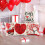 Μαξιλαροθήκη Valentine'S Creative4Pc Διακοσμητική θήκη Μαξιλαροθήκη Ημέρας Θήκη Σπιτιού 3