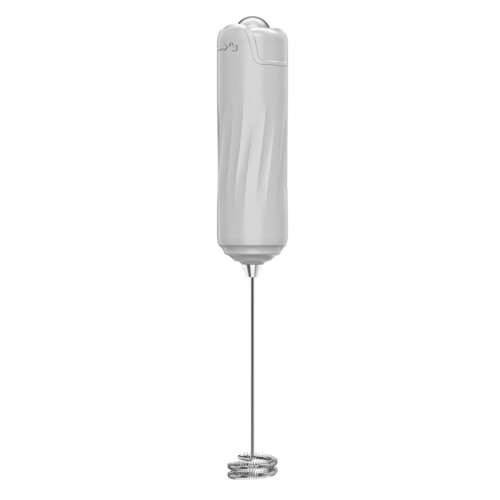 Mousseur à lait électrique portatif, blanc