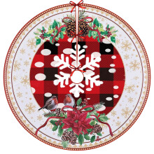 Sciorta Crann Nollag ZKCCNUK, Maisiúcháin Nollag Saoire Mheiriceánach Santa Claus, Ag luí le Mata Crann Laistigh do Chóisir na hAthbhliana