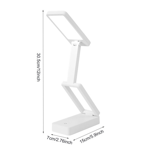 Φορητή πτυσσόμενη επιτραπέζια λάμπα LED Donemore με ενσωματωμένη μπαταρία, μεγάλη 2