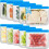 POWKOL10Pack Επαναχρησιμοποιούμενες τσάντες σάντουιτς, σιλικονούχες τσάντες 1