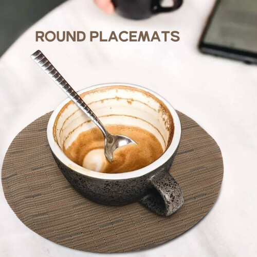 Round Placemats Wedge Kitchen Place Mats with 1 2