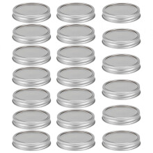 Couvercle Dekaim en acier inoxydable à ouverture facile pour mini bocaux en verre, idéal pour la conservation des épices et du miel (anneau
