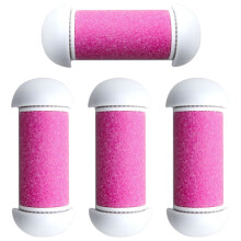 Mizh1Set4Pcs Fodplejeværktøj Elektrisk Fodfjerning Død Hud Udskiftningsruller (Pink)
