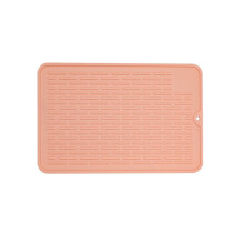 Alfombrilla de silicona para secar platos Mosiee, resistente al calor, escurridor, soporte para ollas, fregadero de cocina.