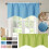 Κουρτίνα Comefolife Blackout Window Valance, από λινάτσα, καφέ, με τσέπη από ράβδο, σε στυλ 3