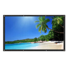 Pantalla de proyector portátil de 120 pulgadas, pantalla plegable HD 16:9 para juegos, oficina y cine en casa.