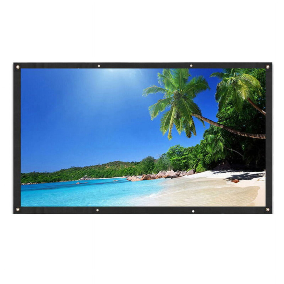 120 Inch Portable Projector Screen,16:9 Hd Foldable Movie Screen For Gaming Office Home Cinema 9450273695938