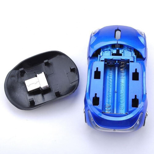 Ασύρματο ποντίκι 2.4GHz Cool3D Sport Car Shape Εργονομικά οπτικά ποντίκια με δέκτη USB για 1