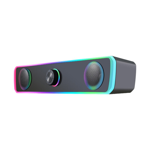 Μαύρα ηχεία γραφείου Txmfgh με Bluetooth και USB, συμβατά με xxx - Διπλό στερεοφωνικό, 1