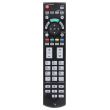 Emoshayoga Mando a Distancia de TV, Mando a Distancia de televisión de Repuesto für N2QAYB000854/TH?P55VT60A/TH?P65VT60A LED TV Schwarz