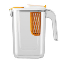 Bouilloire Kiplyki 2,6 L avec filtre à fruits, porte latérale, compatible avec un usage domestique.