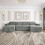 Alora 4–5 Seater Grey Fabric U-Shaped Sofa with Storage & Headrests 7