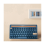 Wireless Bluetooth Keyboard with Card Slot Dual Mode Keyboard Support Tablet Android Phone Laptop Desktop Computer Blue 6